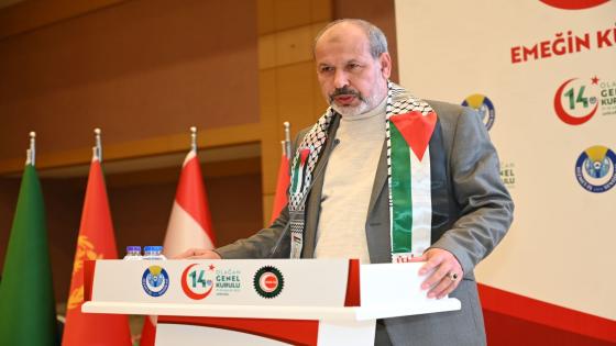 الكاتب العام للجامعة الوطنية لموظفي الجماعات المحلية يشارك في المؤتمر 14 لنقابة البلديات خدمة اتش التركية