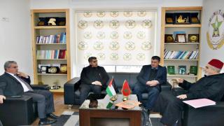 الاتحاد يستقبل أمين عام العلاقات الوطنية للائتلاف النقابي العمالي لفلسطين