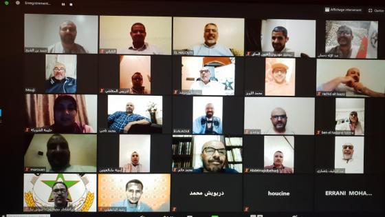 الأخ الأمين العام يتواصل مع قيادات الجامعة الوطنية لموظفي التعليم وطنيا وجهويا