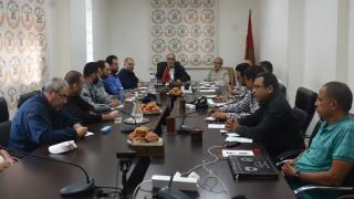 الأمين العام يعقد لقاء تواصليا مع المكتب الوطني للجامعة الوطنية لمستقبل السككيين