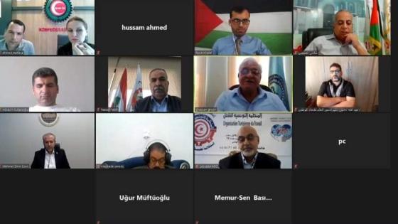 الـuntm يشارك في ندوة دولية حول “دور الاتحادات والنقابات العالمية في دعم صمود العامل الفلسطيني”