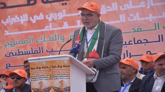 الأمين العام يدعو الحكومة إلى تغيير مقاربتها للحوار الاجتماعي ويندد بانتهاك الحريات النقابية