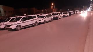 المكتب الاقليمي untm لسيارات الأجرة الصنف 1 بالرشيدية يحتج