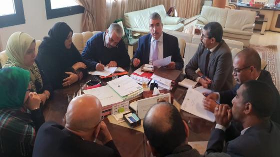 جامعة موظفي الجماعات المحلية بالرباط تتدارس مشاكل الشغيلة مع رئيس جماعة الرباط