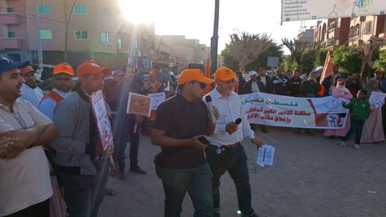الاتحاد الوطني للشغل بالمغرب بجهة سوس ماسة يحتج على الغلاء وتدهور القدرة الشرائية للمواطنين