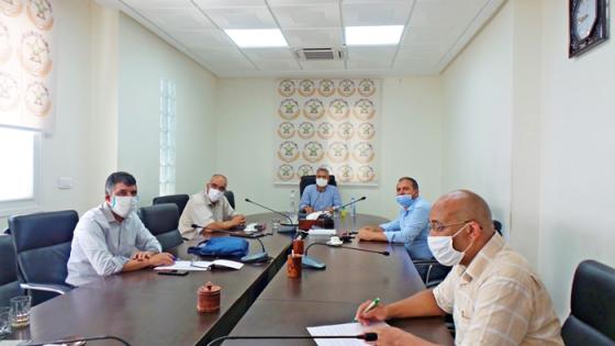 الأمانة العامة للاتحاد في اجتماع لمتابعة قضايا اجتماعية وتنظيمية