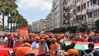 مسيرة حاشدة للاتحاد بالدار البيضاء بمناسبة فاتح ماي..واستنكار للسياسة الاجتماعية للحكومة