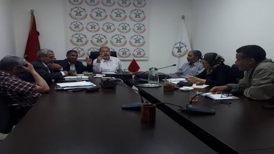 اجتماع الكتابة الجهوية للجامعة الوطنية لموظفي الجماعات المحلية بالرباط سلا القنيطرة