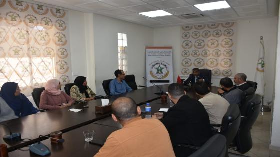 الأملوكي يستقبل أعضاء المنسقية الوطنية لحاملي الشهادات العليا التابعة للجامعة