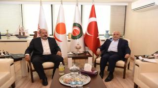 رئيس اتحاد حقيش ونقابة البلديات حزمت ايتش يستقبل الأخ عزيز اسحاب ويتدارس معه سبل  تفعيل وتنزيل  بنود اتفاقية التعاون المشترك