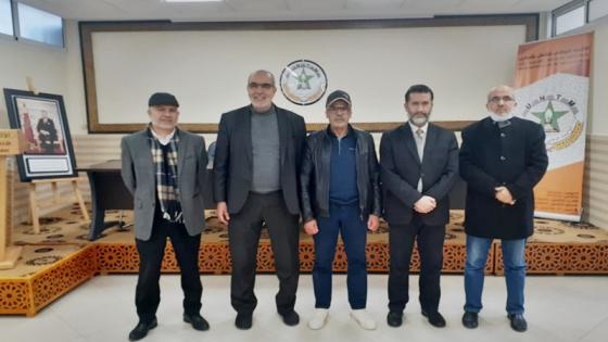 نائب الأمين العام يعقد لقاء مع وفد عن المكتب الوطني للنقابة الوطنية لمستخدمي الشركة الوطنية للنقل والوسائل اللوجيستيكية