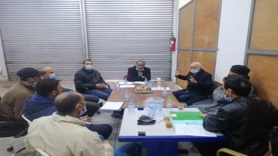 الكاتب الجهوي للاتحاد بالدار البيضاء ـ سطات يلتقي إدارة شركة هبة للنقل والتوزيع
