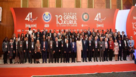 جامعة موظفي الجماعات المحلية تشارك في المؤتمر 13 لنقابة حزمت إش بتركيا