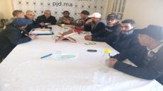 الكاتب الجهوي للجامعة الوطنية لموظفي الجماعات المحلية يتدارس ملف العرضيين بجماعة الخميسات