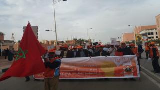 مسيرة حاشدة ومهرجان خطابي ناجح بالرشيدية