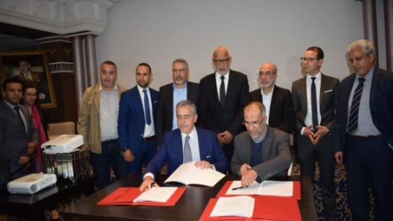 مراسيم توقيع الاتفاقية الجماعية بين untm وشركة سان جوبان