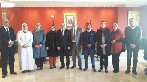 وفد اللجنة النسائية بنقابة حزمت اش التركية يواصل زياراته بالمغرب