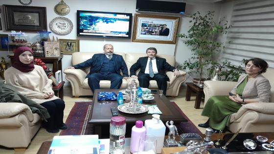 الرئيس المؤسس لنقابة البلديات خدمة ايش يستقبل عزيز أسحاب