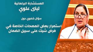 لبنى علوي تدعو إلى الصرامة ضد المصحات التي تفرض على المرضى وضع شيك على سبيل الضمان