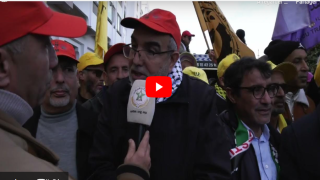 الأمين العام : المسيرة الوطنية الاحتجاجية تأتي للتعبير عن رفض مقتضيات تكبيل الحق في الإضراب