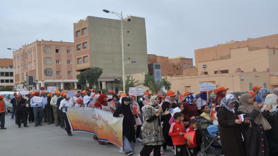 الكتابة الجهوية للاتحاد بدرعة تافيلالت تنظم تظاهرة فاتح ماي لسنة 2019، بإقيلم الرشيدية