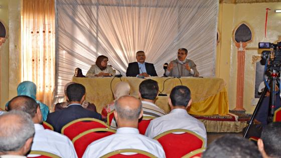 الأمين العام يحاضر بالقنيطرة حول تكامل السياسي والنقابي في مسيرة الإصلاح