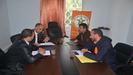 اليوسفي العلوي يلتقي ممثلين عن تنسيقية هيئة التقنيين التابعة للجامعة الوطنية للمالية