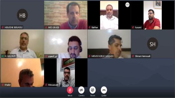 الأمين العام يعقد لقاء تواصليا مع المكتب الجهوي للاتحاد بجهة كلميم وادنون