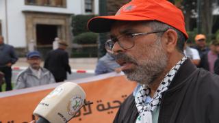 ذعبد العزيز اليوسفي: خرجنا اليوم للتنديد بسياسة الحكومة التي تضرب القدرة الشرائية للشغيلة والمواطنين