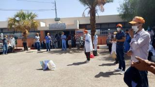 المكتب الاقليمي للجامعة الوطنية للصحة بالرشيدية يحتج على أوضاع القطاع بالإقليم