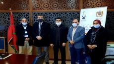مريمي يتدارس مع وفد عن الجامعة الوطنية للمالية مجموعة من القضايا