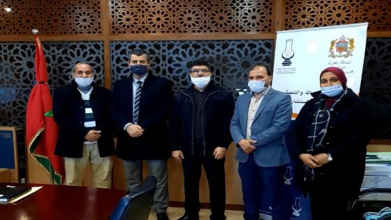 مريمي يتدارس مع وفد عن الجامعة الوطنية للمالية مجموعة من القضايا