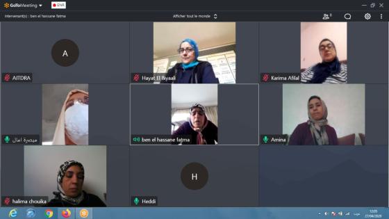 اجتماع اللجنة المركزية المؤقتة للعمل النسائي للاتحاد