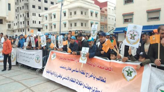 المكتب الإقليمي للإتحاد بالمضيق الفنيدق ينظم مهرجانا خطابيا ومسيرة