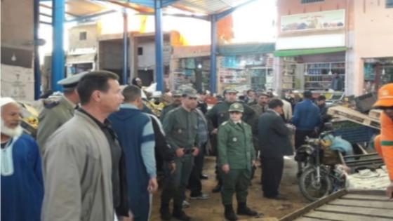 تجار سوق الواد الاحمر وسوق ازمور يلتقون باشا الرشيدية لمدارسة مشاكلهم