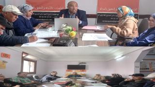 نقابة UNTM بالدار البيضاء سطات تنظم وقفة احتجاجية ضد التضييق وترهيب الشغيلة