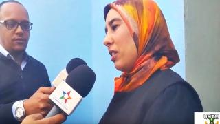 تصريح أمينة ماء العينين لوسائل الاعلام بالعيون