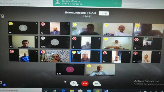 الجامعة الوطنية لمستقبل السككيين تتدارس مشاكل القطاع في ظل جائحة كورونا