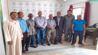 باشا مدينة الرشيدية يستقبل المكتب الاقليمي للحرفيين لـuntm لتدارس مشاكل القطاع