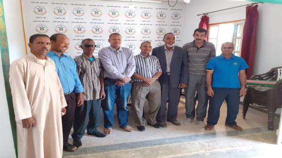 باشا مدينة الرشيدية يستقبل المكتب الاقليمي للحرفيين لـuntm لتدارس مشاكل القطاع