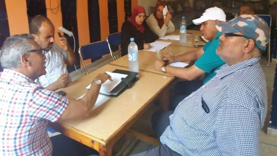 اجتماع المكتب الجهوي للجامعة الوطنية لموظفي الجماعات المحلية بالدار البيضاء سطات والاتفاق على إعداد ملف مطالب الشغيلة