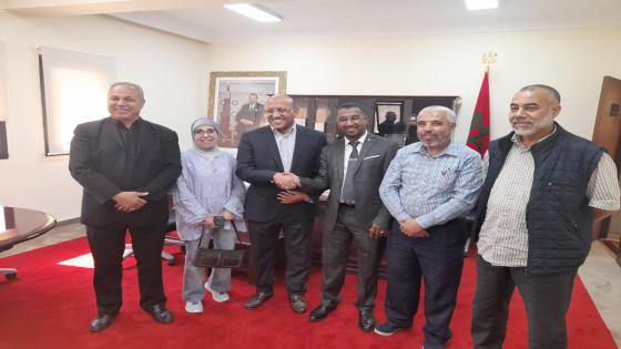 الجامعة الوطنية لموظفي الجماعات المحلية بالرباط تلتقي رئيس مجلس مقاطعة اليوسفية لتدارس قضايا الشغيلة الجماعية