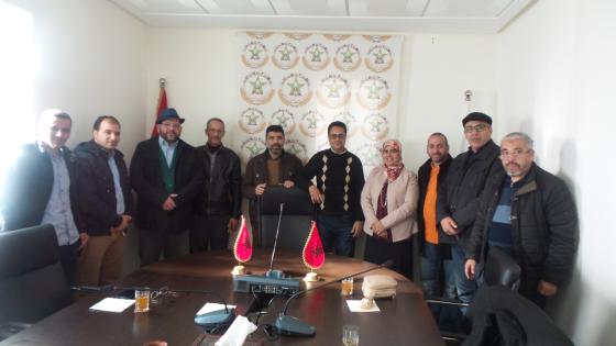 اليوسفي يستقبل أعضاء عن المكتب الوطني للهيئة الوطنية للتقنيين بالمغرب