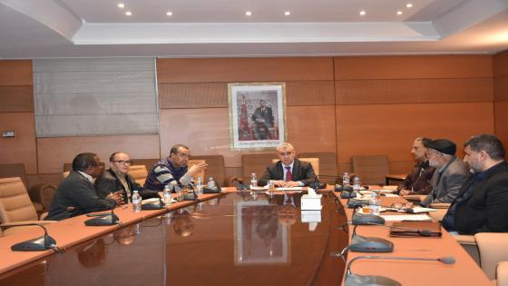 السطي يتدارس مع أعضاء المكتب الوطني للنقابة الوطنية للمياه والغابات قضايا شغيلة القطاع