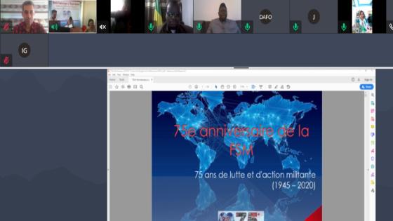 الاتحاد الوطني للشغل بالمغرب يشارك في ندوة دولية نظمها الاتحاد العالمي للنقابات