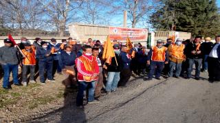 عمال شركة ZALAR AGRI بضاية عوا يحتجون ضد القرارات العـقابية التعـسفية والتسريح القصري