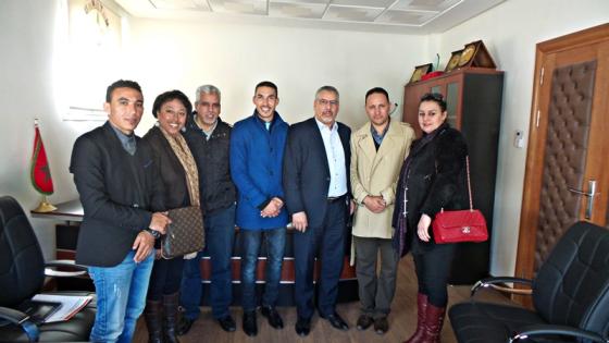 ذ. عبد الإله الحلوطي يستقبل أعضاء المكتب الوطني للنقابة الوطنية للمرشدين السياحيين الجبليين