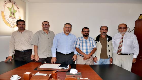 الأمين العام يستقبل المكتب النقابي لعمال ومستخدمي الشركة المغربية للنقل ” CTM”