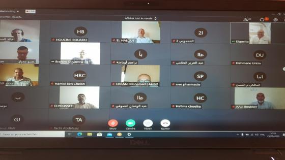 الأخ الأمين العام يتواصل مع قيادات جهة درعة تافيلالت