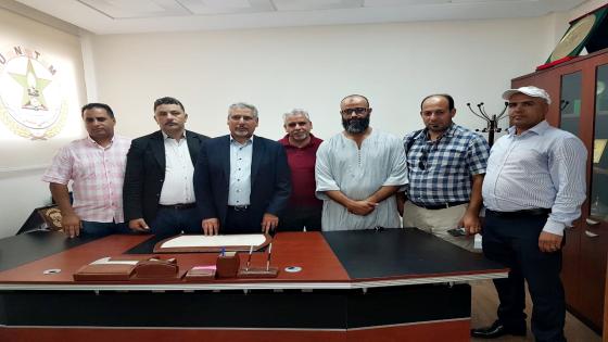 نقابة النقل الطرقي للمسافرين تتدارس مع الأمين عام للاتحاد قضايا القطاع
